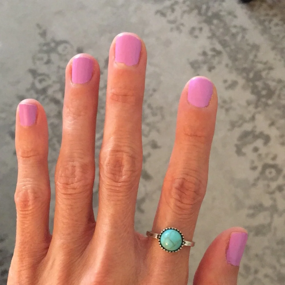 Turquoise Boho Ring